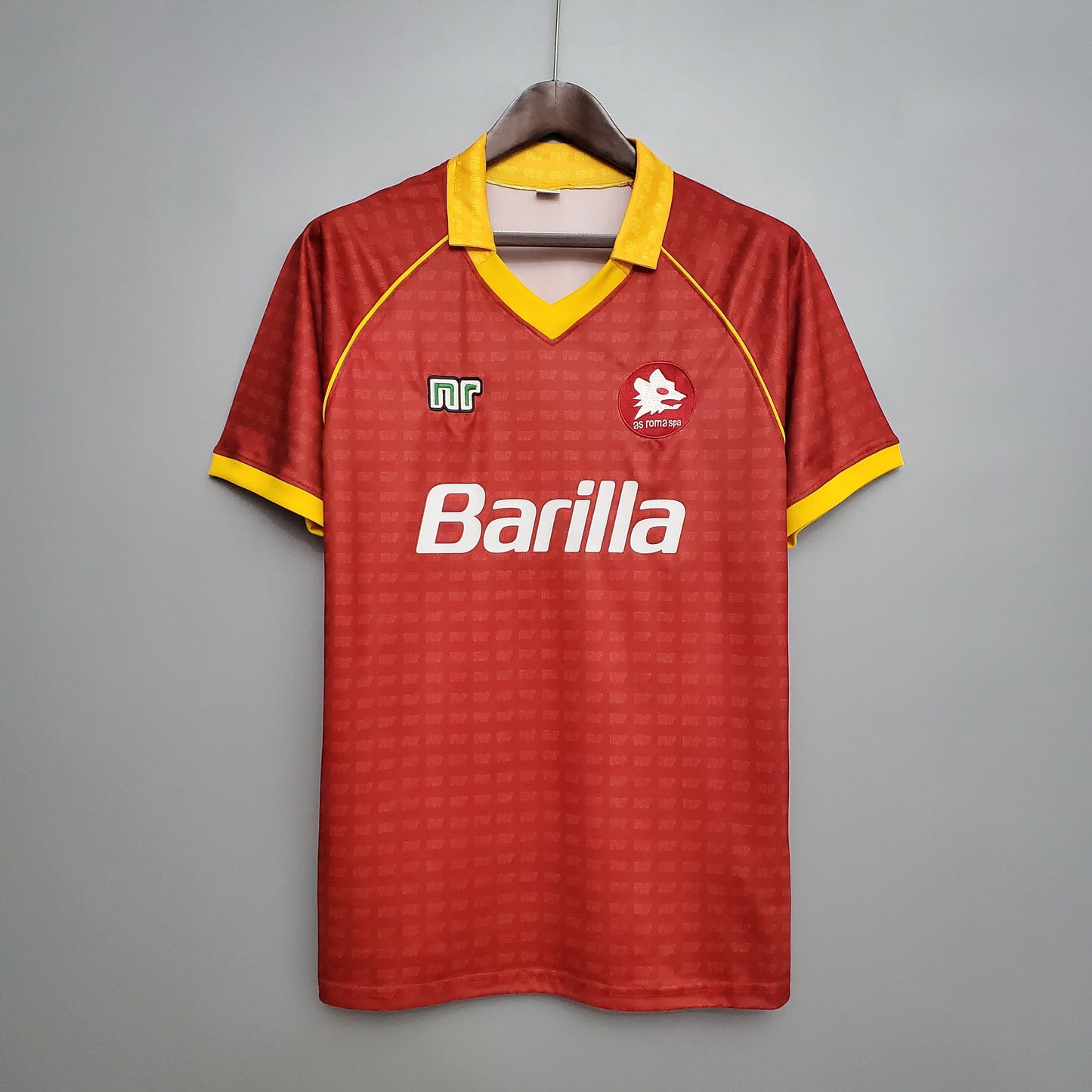 AS Roma 1990/91 Home Long Sleeve Retro Shirt - Fan Version