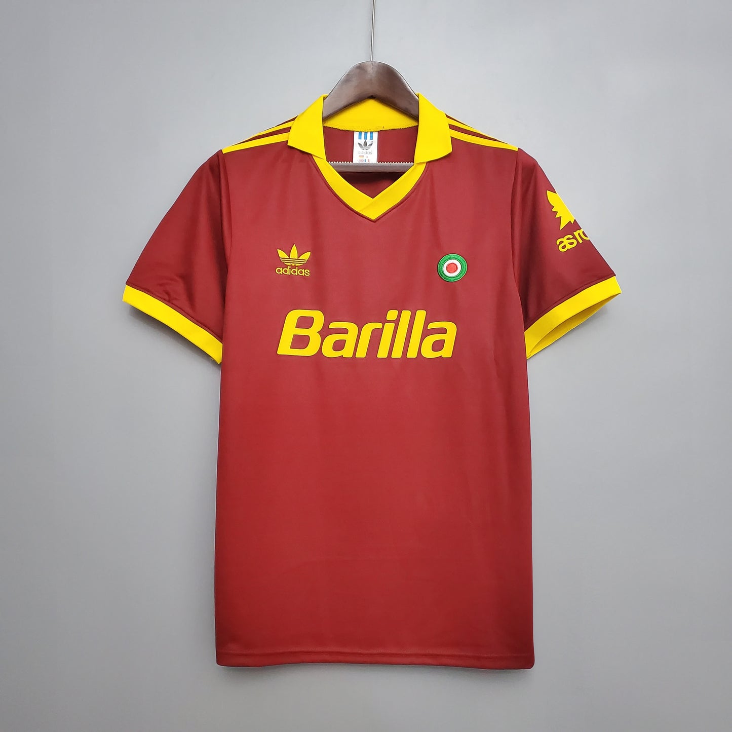 AS Roma 1991/92 Home Long Sleeve Retro Shirt - Fan Version