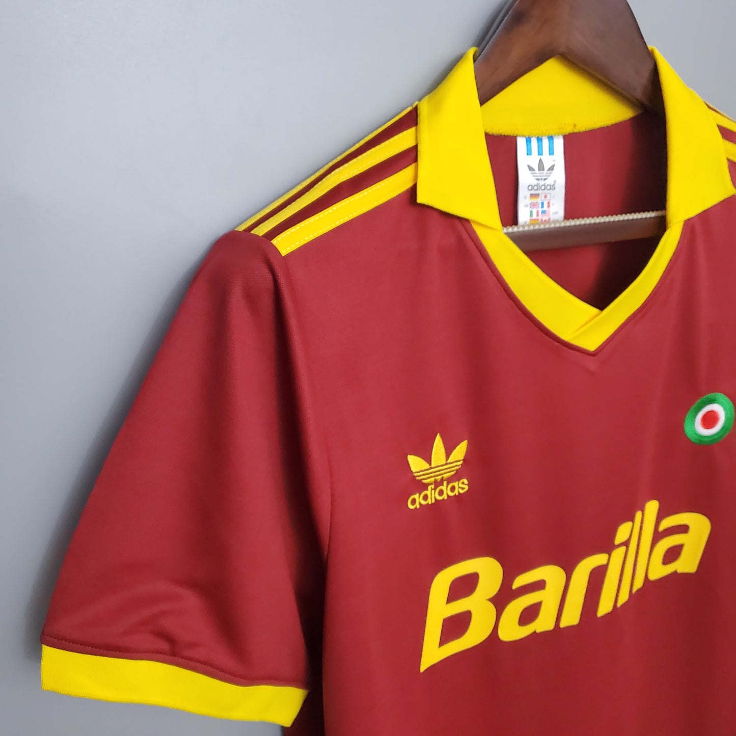 AS Roma 1991/92 Home Long Sleeve Retro Shirt - Fan Version