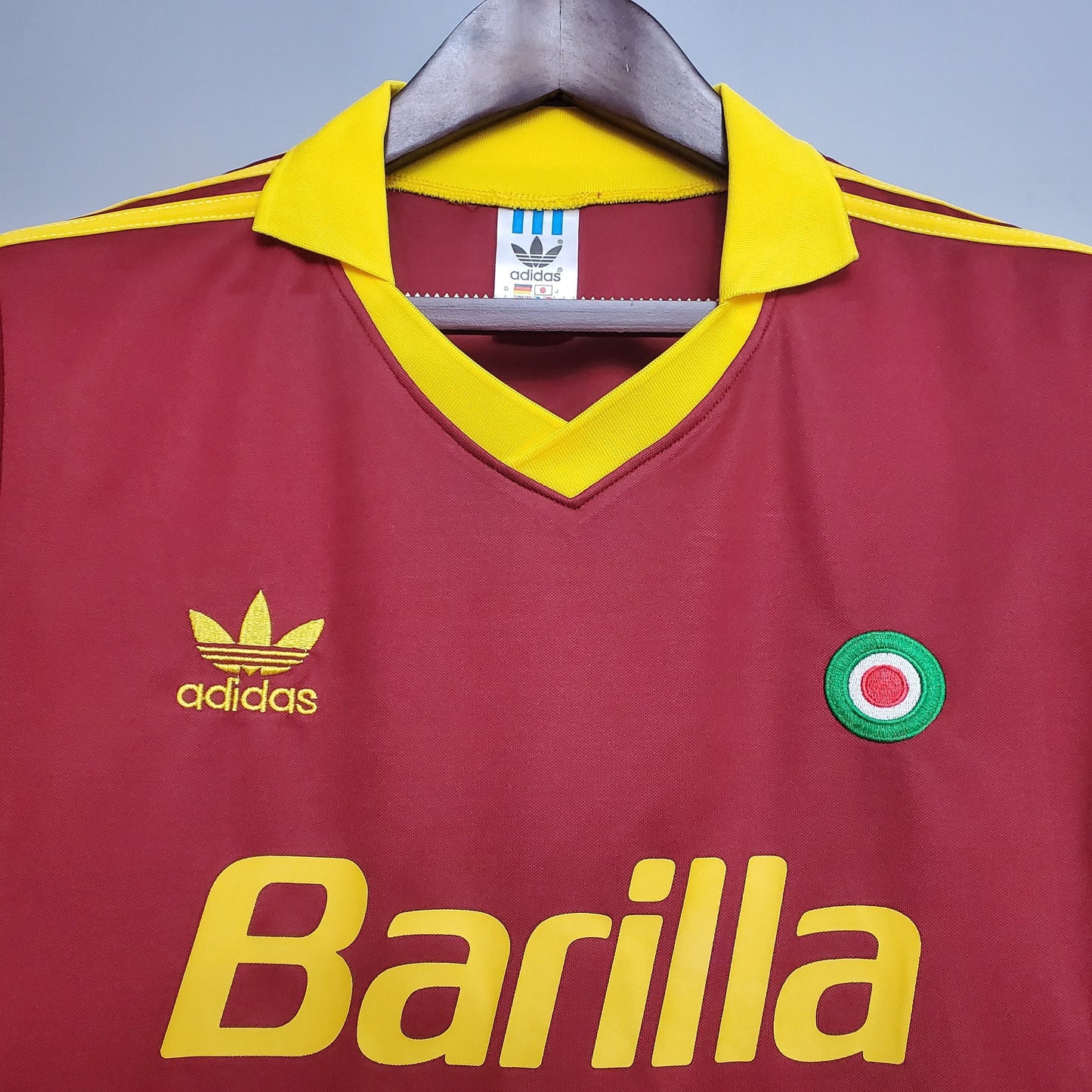 AS Roma 1991/92 Home Long Sleeve Retro Shirt - Fan Version