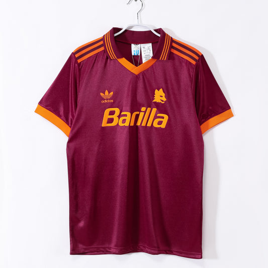 AS Roma 1992-94 Home Retro Shirt - Fan Version