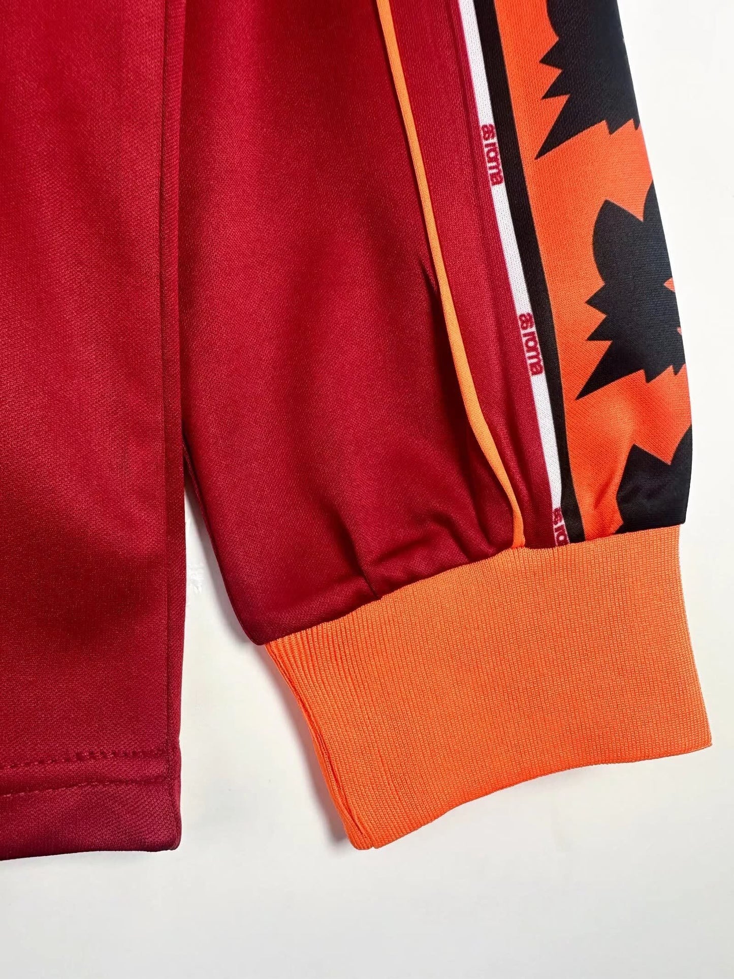 AS Roma 1998/99 Home Long Sleeve Retro Shirt - Fan Version
