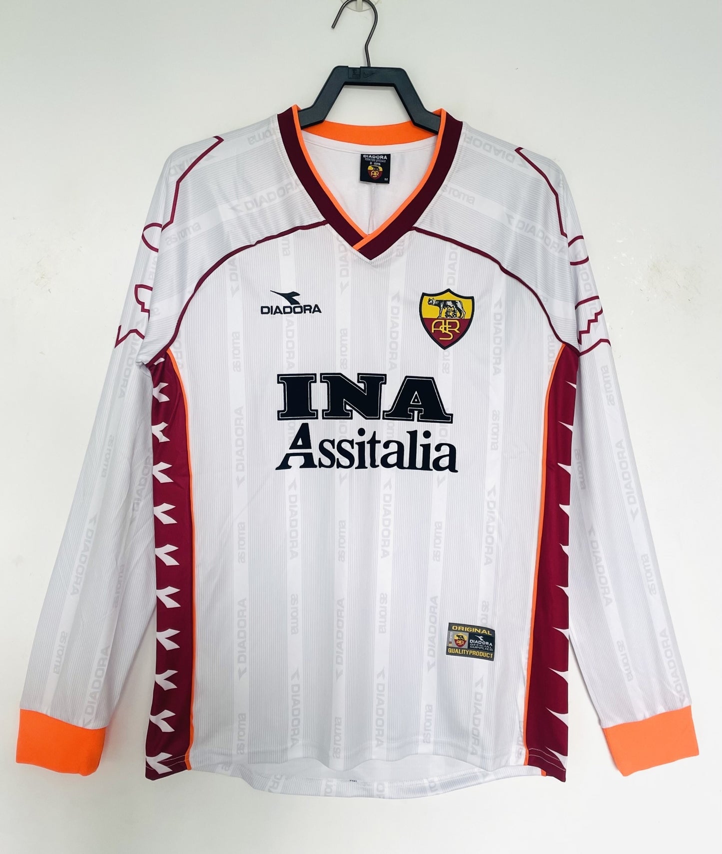 AS Roma 1999/2000 Away Long Sleeve Retro Shirt - Fan Version