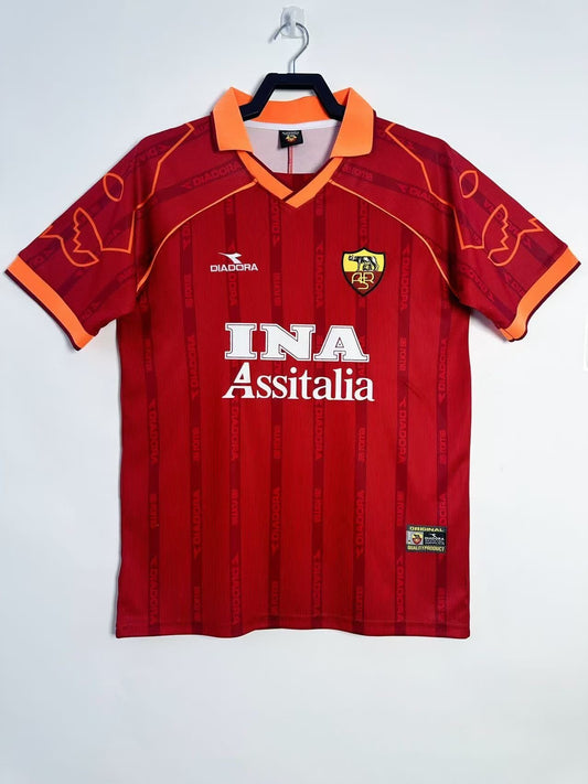 AS Roma 1999/2000 Home Retro Shirt - Fan Version