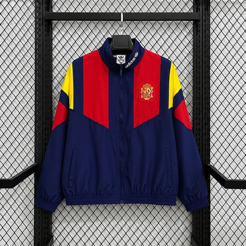 Spain 2026 World Cup Windbreaker (Navy) — Fan Version