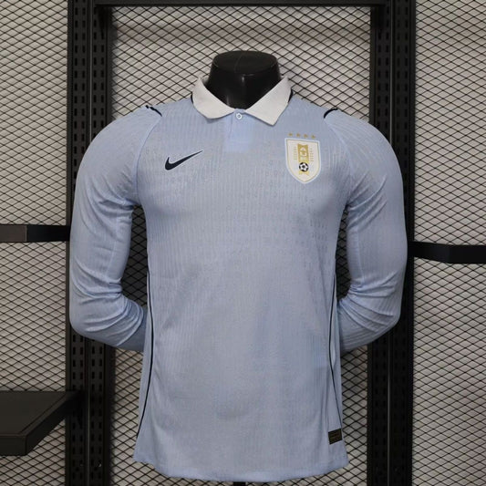 Uruguay 2026/27 Home Long Sleeve — Player Version