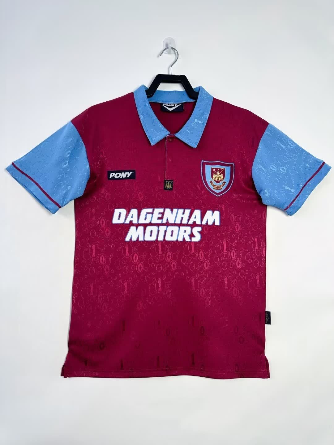 West Ham United 1995-97 Home Retro Shirt - Fan Version