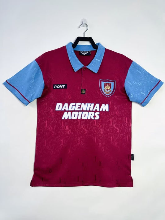 West Ham United 1995-97 Home Retro Shirt - Fan Version