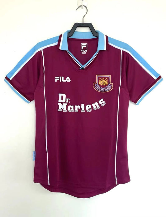 West Ham United 1999-01 Home Retro Shirt - Fan Version